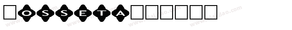 Rosseta字体转换
