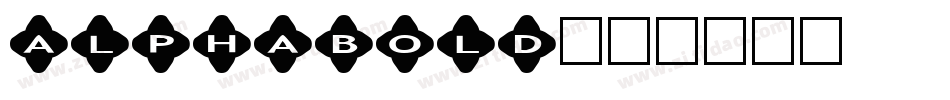 alphabold字体转换