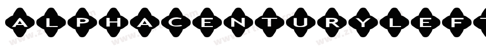 alphacenturyleft字体转换