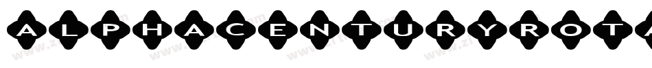 alphacenturyrotal字体转换