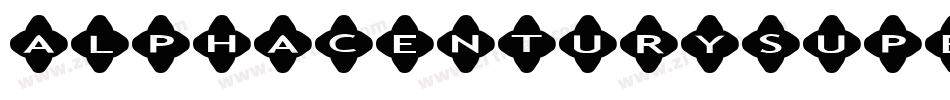 alphacenturysuperital字体转换