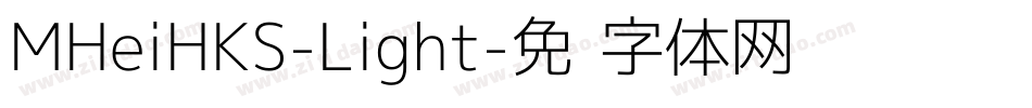 MHeiHKS-Light字体转换