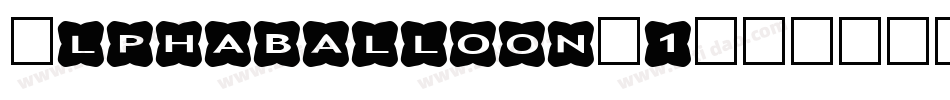 Alphaballoon-1GGZ字体转换