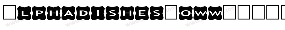 Alphadishes-owwV字体转换