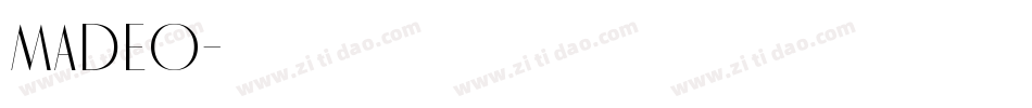 MADEO字体转换