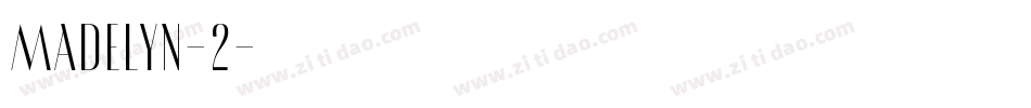 Madelyn-2字体转换