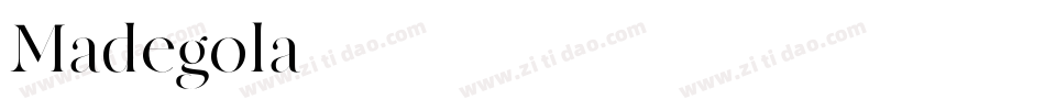 Madegola字体转换