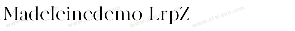 Madeleinedemo-LrpZ字体转换