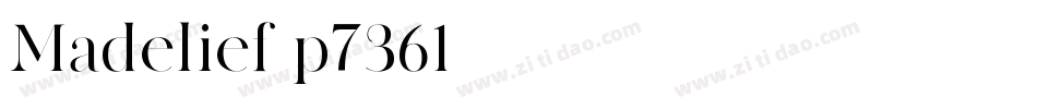 Madelief-p7361字体转换