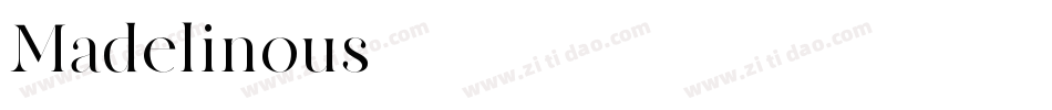 Madelinous字体转换