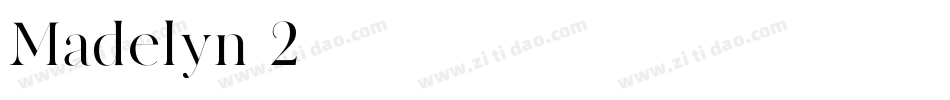 Madelyn-2字体转换