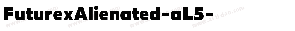 FuturexAlienated-aL5字体转换