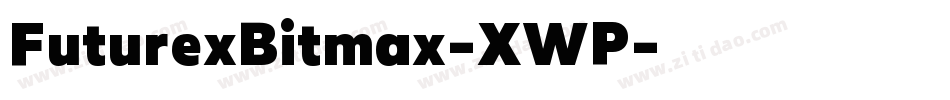 FuturexBitmax-XWP字体转换