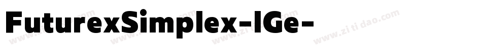 FuturexSimplex-lGe字体转换