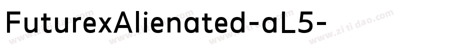 FuturexAlienated-aL5字体转换