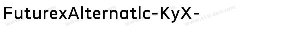 FuturexAlternatlc-KyX字体转换