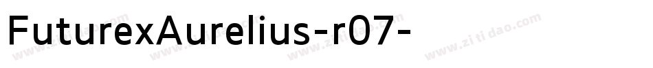 FuturexAurelius-r07字体转换