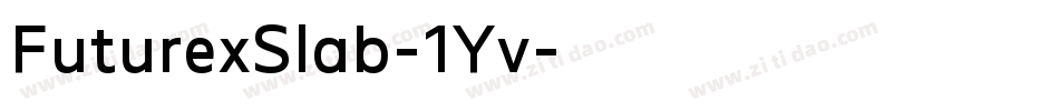 FuturexSlab-1Yv字体转换