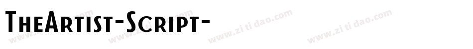 TheArtist-Script字体转换