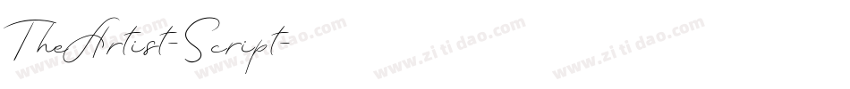 TheArtist-Script字体转换