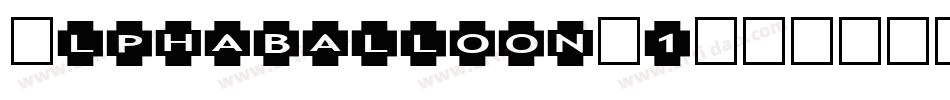 Alphaballoon-1GGZ字体转换