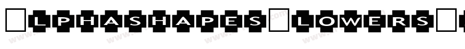 AlphashapesFlowers-5jRL字体转换