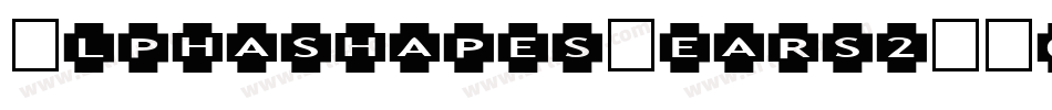 AlphashapesGears2-G0jD字体转换