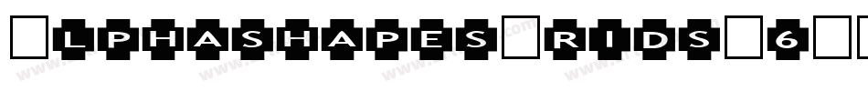 AlphashapesGrids-6LBo字体转换