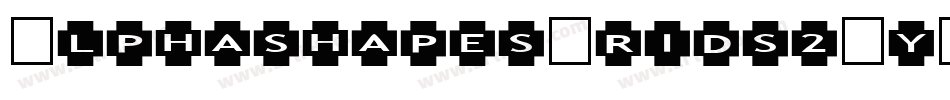 AlphashapesGrids2-yG52字体转换