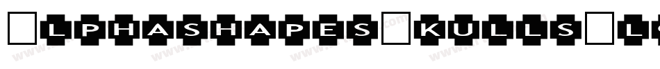 AlphashapesSkulls-l94q字体转换