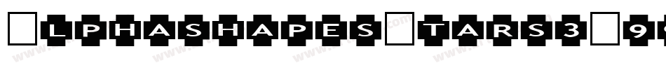 AlphashapesStars3-99rZ字体转换