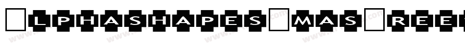 AlphashapesXmasTrees-yLDZ字体转换