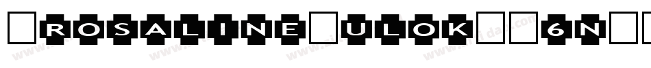 CrosalineHulok-K6nW字体转换