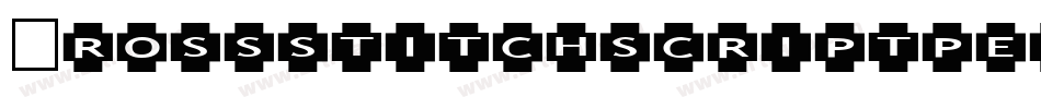 CrossstitchscriptpersonalUse-6BzM字体转换