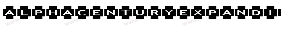alphacenturyexpandital字体转换