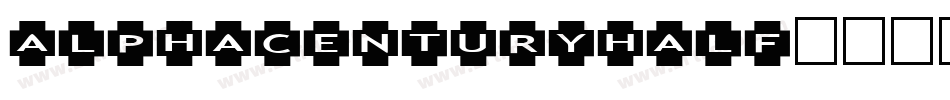 alphacenturyhalf字体转换