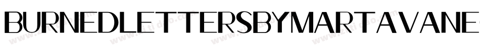 BurnedLettersByMartaVanEck-j7M9字体转换 BurnedLettersByMartaVanEck-j7M9字体转换