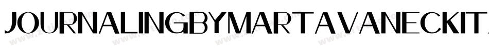 JournalingByMartaVanEckItalic-zqWG字体转换