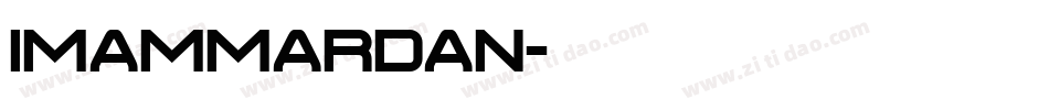 imammardan字体转换