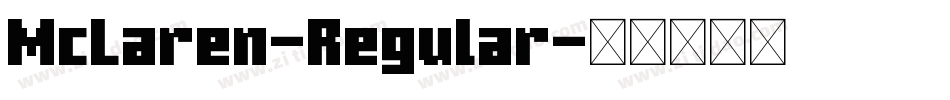 McLaren-Regular字体转换