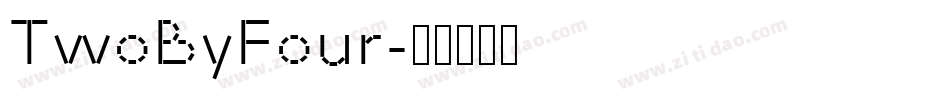 TwoByFour字体转换