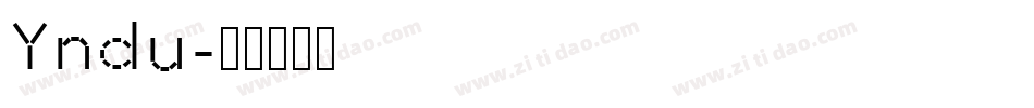 Yndu字体转换