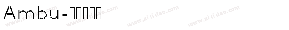 Ambu字体转换