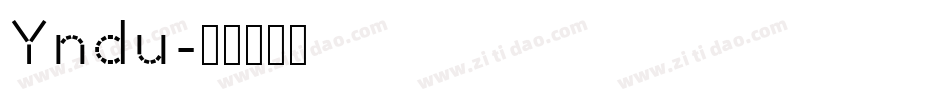 Yndu字体转换
