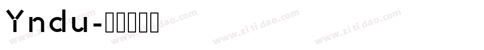 Yndu字体转换
