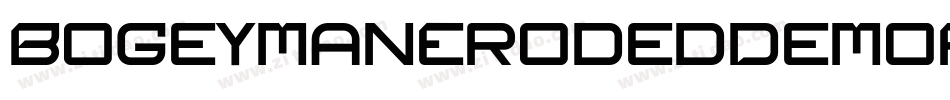 BogeymanErodedDemoRegular-ZjRx字体转换