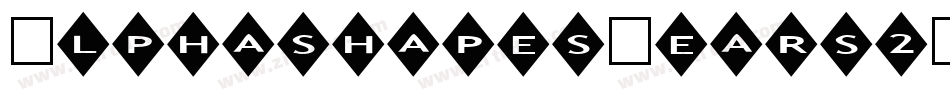 AlphashapesGears2-G0jD字体转换