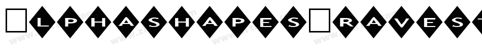 AlphashapesGravestones-RvEe字体转换