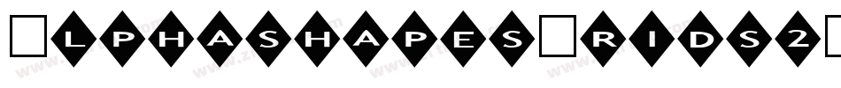 AlphashapesGrids2-yG52字体转换