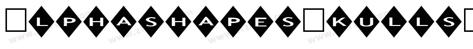 AlphashapesSkulls-l94q字体转换